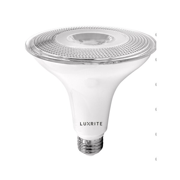 Luxrite 15 Watt (120 Watt Equivalent), PAR38 Dimmable Light Bulb, E26/Medium (Standard) Base