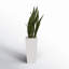 Emele 48'' Faux Sansevieria Plant in Stone Planter