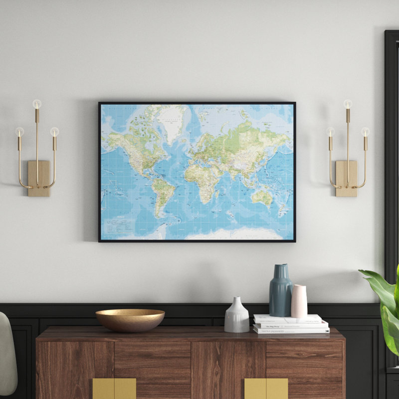 Single Picture Frame Print on Canvas, 74 cm H x 104 cm W x 4 cm D