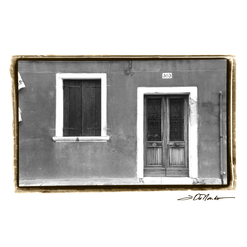 The Doors Of Venice VIII by Laura DeNardo - Wrapped Canvas Art Prints, 30cm H x 46cm W