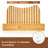 Bamboo Bread Slicer For Homemade Bread With Serrated Knife & Crumb Tray - Foldable Compact Bread Cutting Guide, Adjustable Bread Slicer, Bamboo Bread Cutter For Homemade Bread, Cakes, Bagels