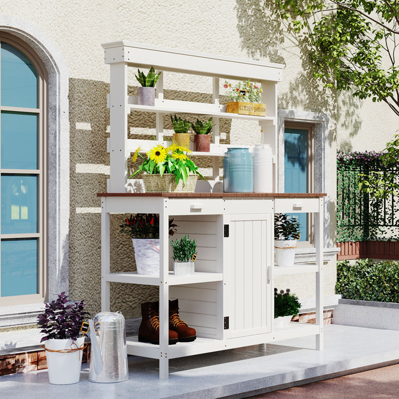 Banc de rempotage Livioara Fir, Blanc