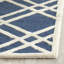 Tapis bleu marine en laine touffeté à la main Sanyla Arshmaan-1553111966