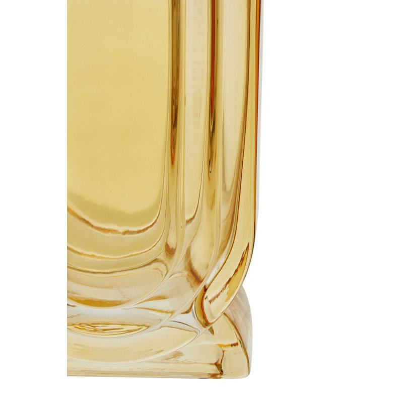 Daiji Glass Table Vase, Yellow
