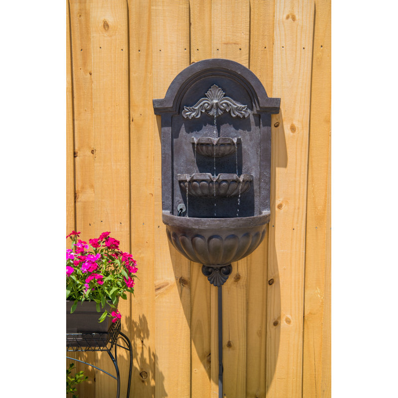 San Pablo Wall Fountain - Plum Bronze