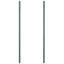 Vidaxl Fence Posts 2 Pcs Powder-Coated Steel-116846613-116846618