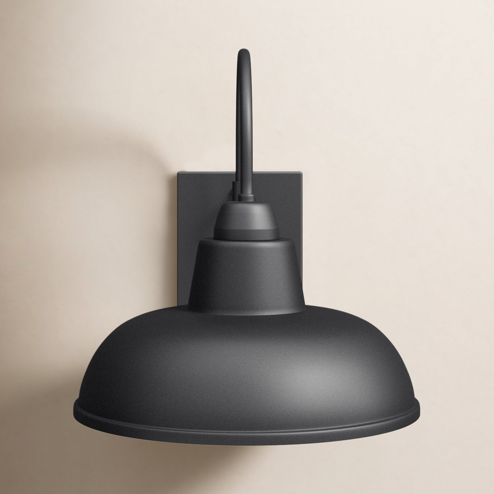 Loma Outdoor Barn Light, Black