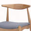 Ensemble de 2 chaises de salle à manger en bois d'hévéa avec dossier ergonomique-1198624106-1198624109