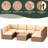 Medan 6 - Person Patio Conversation Set with Cushions