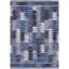 Tapis bleu intérieur / extérieur en polyester tissé à la machine Mahaney-1751166116
