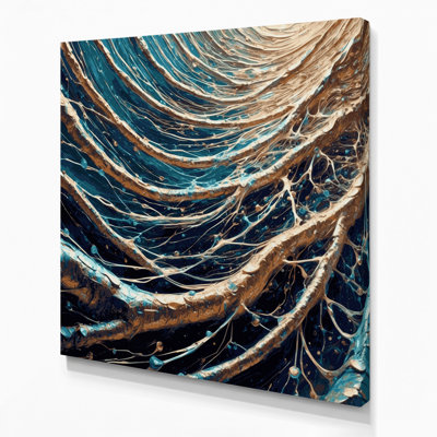 Art mural sur toile gris