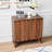 30.7" Wavy 2-Door Accent Cabinet