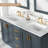 Ceres 61" Engineered Stone Double Bathroom Vanity Top with Sink
