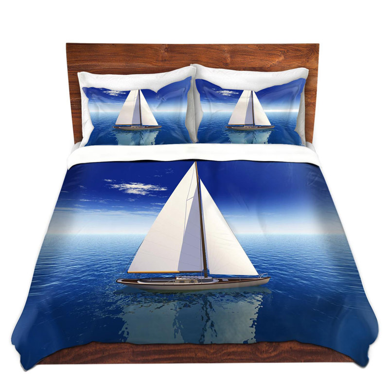 Ensemble de housse de couette en microfibre DiaNoche par Mark Watts - Voile