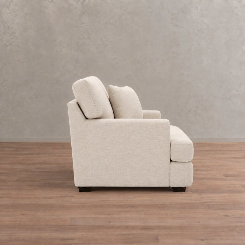 Emilio Upholstered Armchair, Bella Hunter Performance Velvet