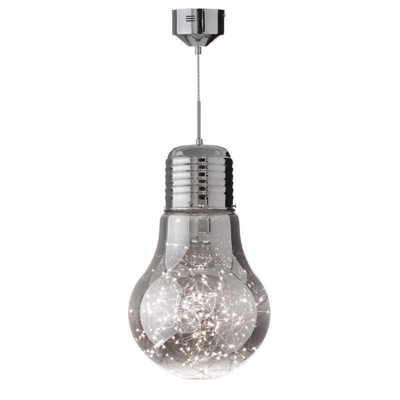 Huneycutt 1 - Light LED Teardrop Pendant, 45cm H x 30cm W x 30cm D