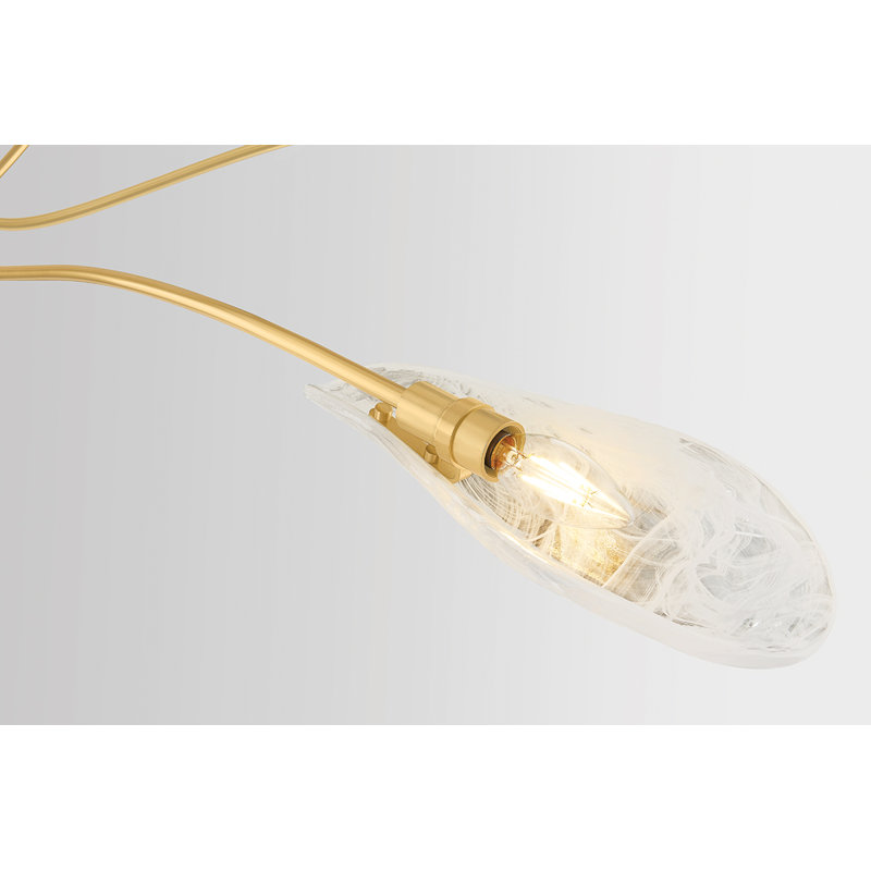 Darfield Floor Lamp, 12.25" H x 72" W x 72" D, 6 Lights