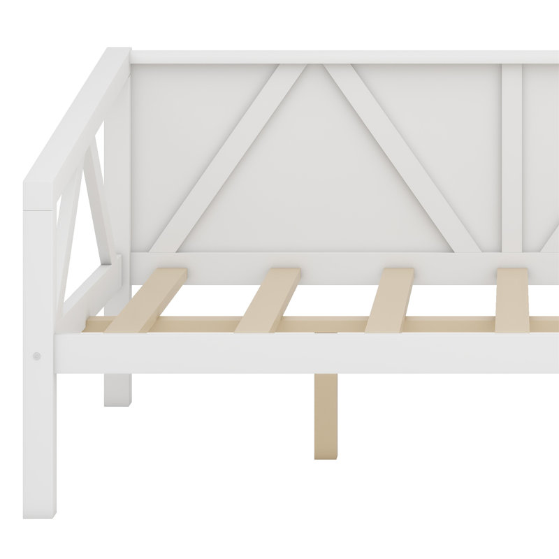 Daybed, Wood Slat Support, White