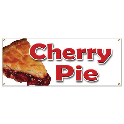 Cherry Pie Banner Sign -  SignMission, B-Cherry Pie