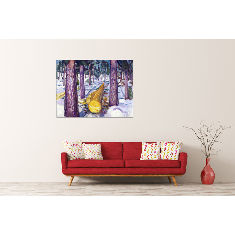 Edvard Munch - Wrapped Canvas Painting, 90cm H x 120cm W x 1.8cm D