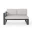Canapé modulaire d'extérieur en aluminium Dursley