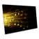 Yellow Musical Notes Abstract - Wrapped Canvas Print