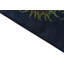 Tapis carré bleu marine Jaycee