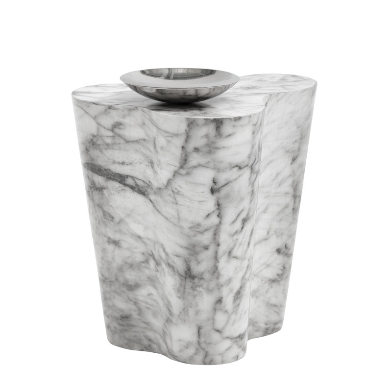 Table de bout Cyris - gris, H 18 po x l 18 po x P 15 po