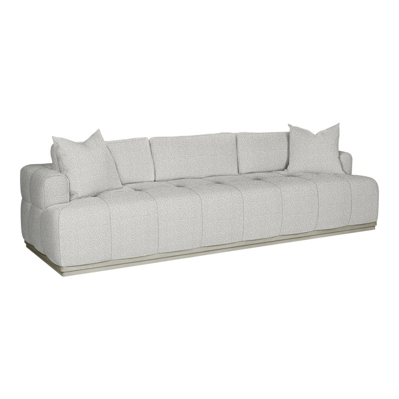 Thom Filicia Home Tufted Sofa, Callaloo Cotton, Wrenn