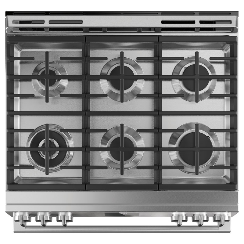 Café 30" 5.6 cu. ft. Smart Slide-in Gas Range with Griddle