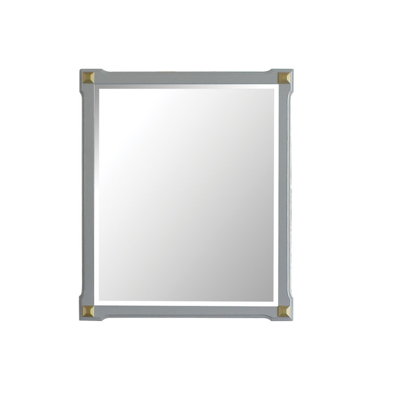 Houston Wall Mirror with Wooden Frame