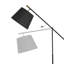 Lampe sur pied arquée 70,86 po Latefah