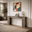 Table d'entrée en bois, console, table d'appoint en bois-292211988