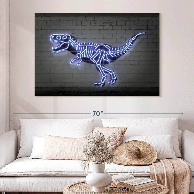 Brampt T Rex Bones, 34" H x 51" W