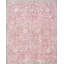 Canvello Vintage Tabriz Wool Raspberrie Area Rug- 7'3'' X 9'