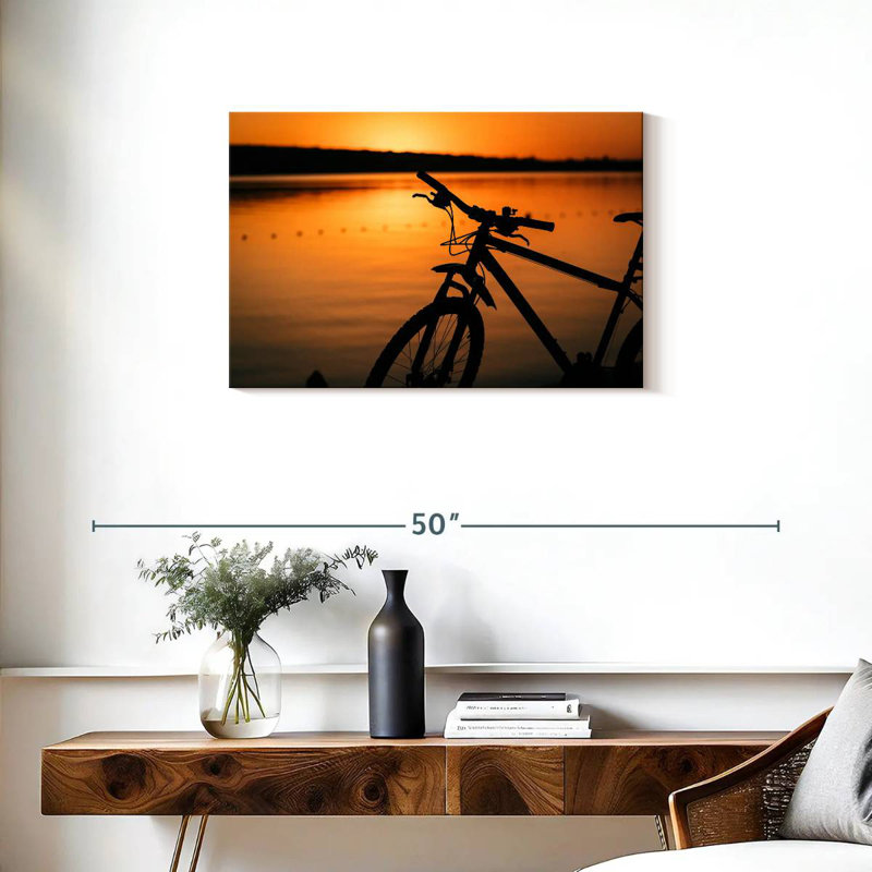 Silhouette de vélo Mehar, H 20 po x l 30 po