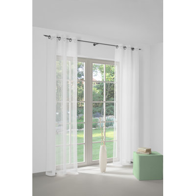 London Eyelet Semi Sheer Curtains