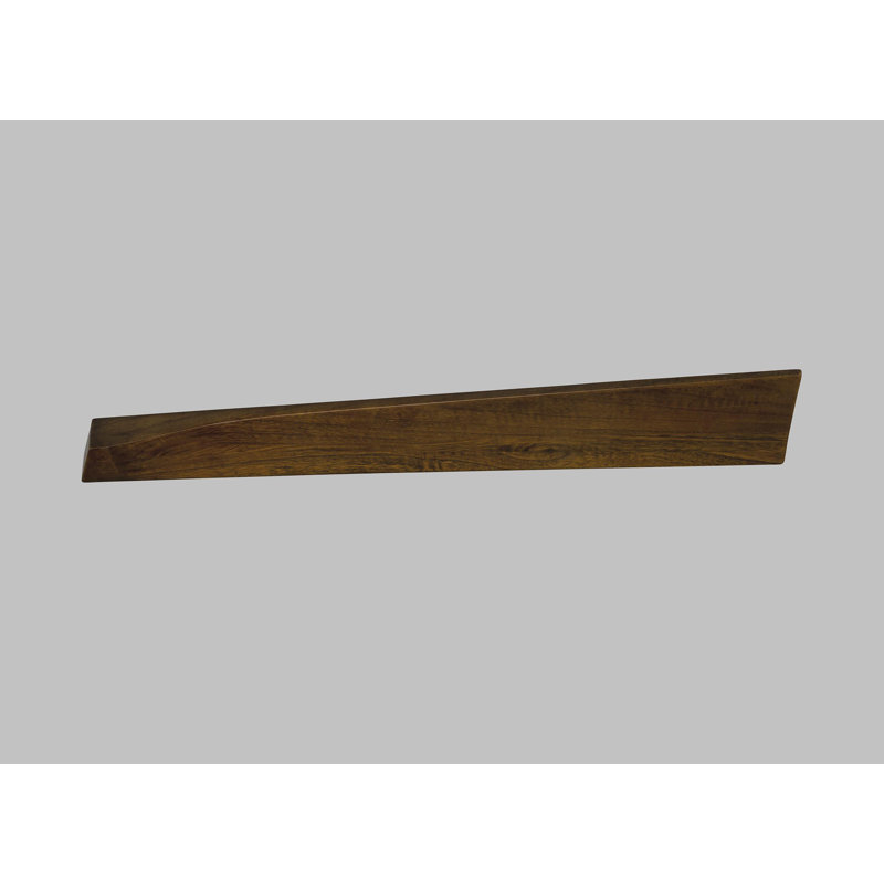 Aspen, 70" Wide, Aged Pewter with Dark Walnut Blades