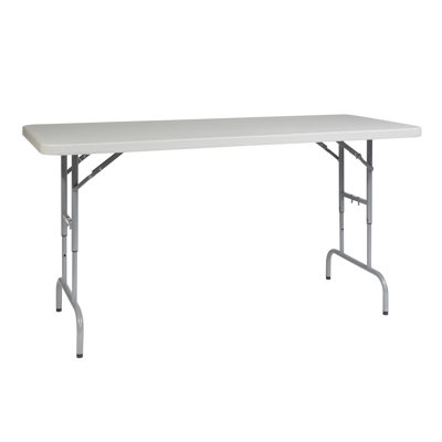 Table pliante rectangulaire en plastique 72 po