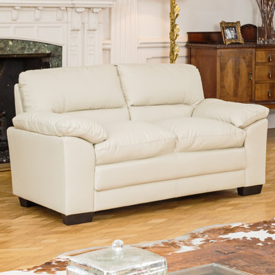 Robidoux 2 Seater Faux Leather Loveseat