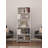 Modern White Bookshelf, 5-Tier Design, 23.6 x 70.9 x 11.8 inches | 100% Melamine Coated Particle Board, Thickness: 0.7 inches | Wall-Mountable, Sturdy & Stylish Storage Solution for Home or Office-919605060