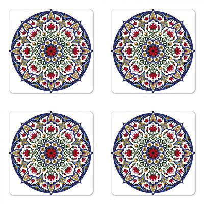Square 4 Piece Coaster Set