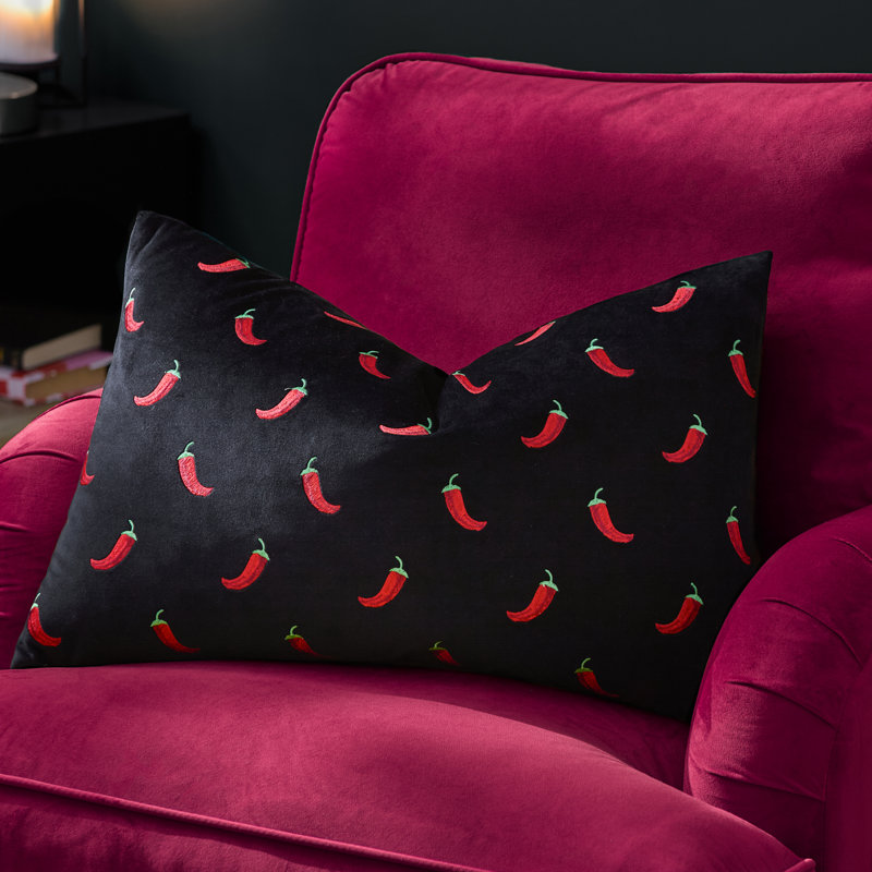 Chillies Cushion Cover Abstract Rectangular Cushion Cover