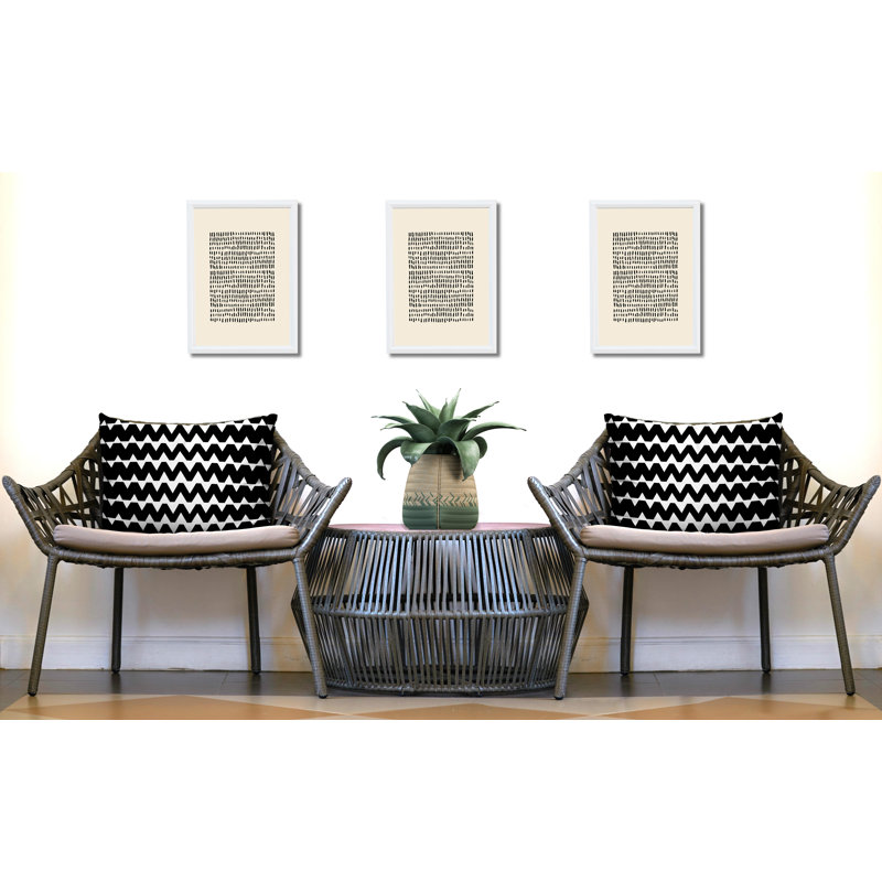 Housse et insert de coussin rectangulaire en polyester pour l'intérieur et l'extérieur, Noir