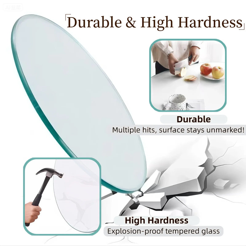 Tansole Glass Table Top, 20‘’
