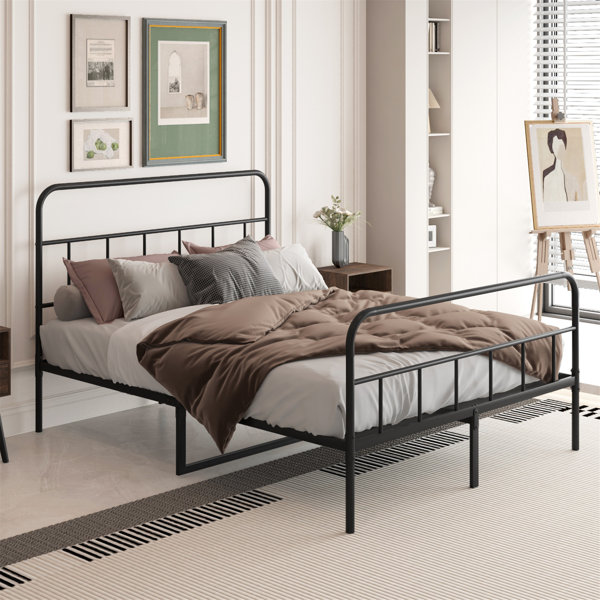 Ebern Designs Omer Metal Platform Bed | Wayfair