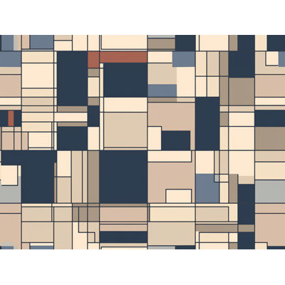 Literie géométrique Leino Mondrian