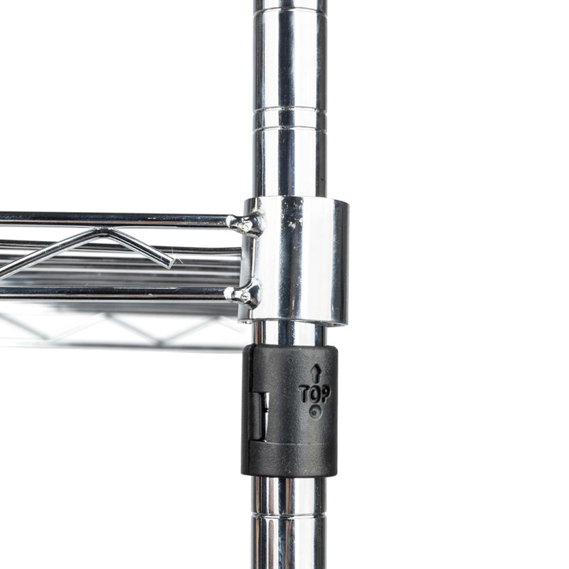 Support à vêtements pour garde-robe, Chrome chrome