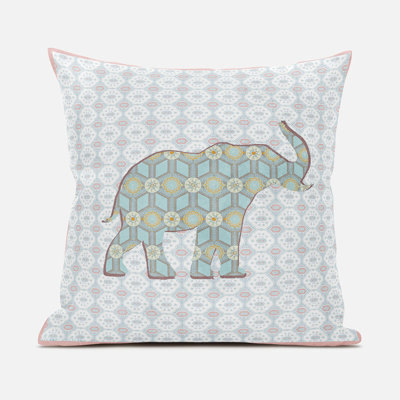 Geometric Outdoor Reversible Throw Pillow