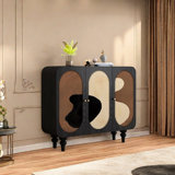 Buffet multifonctionnel en bois massif Art déco